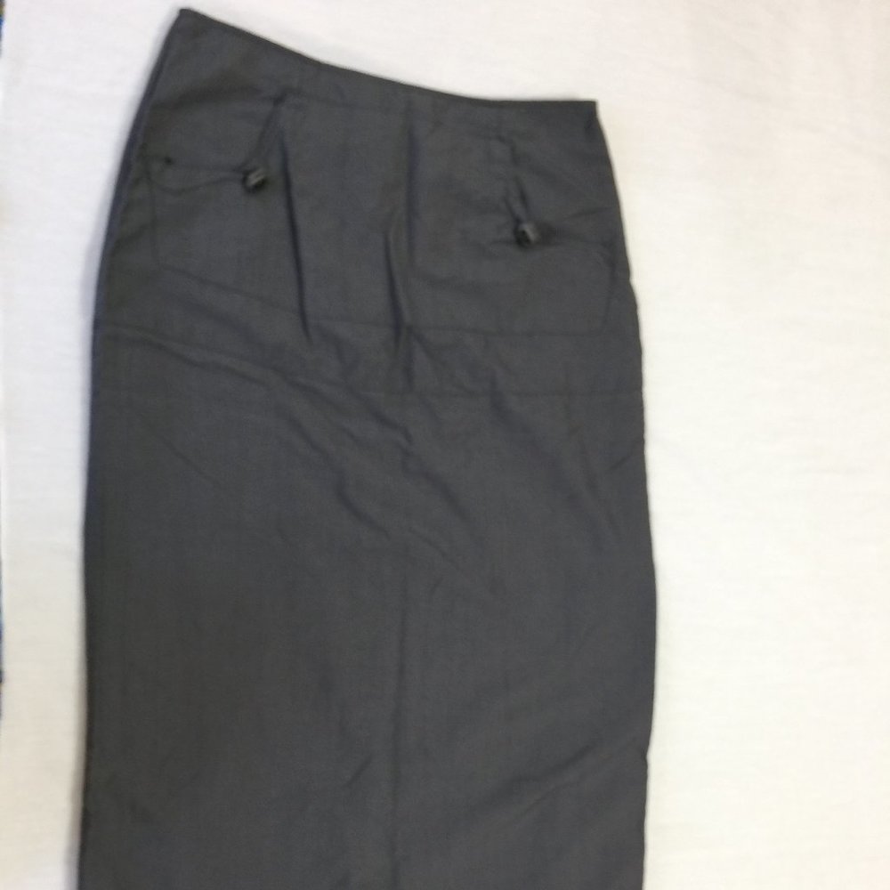 🍎🍎🍎  PALMETTO WOMENS NYLON UNLINED SKIRT SIZE L 🍎🍎🍎